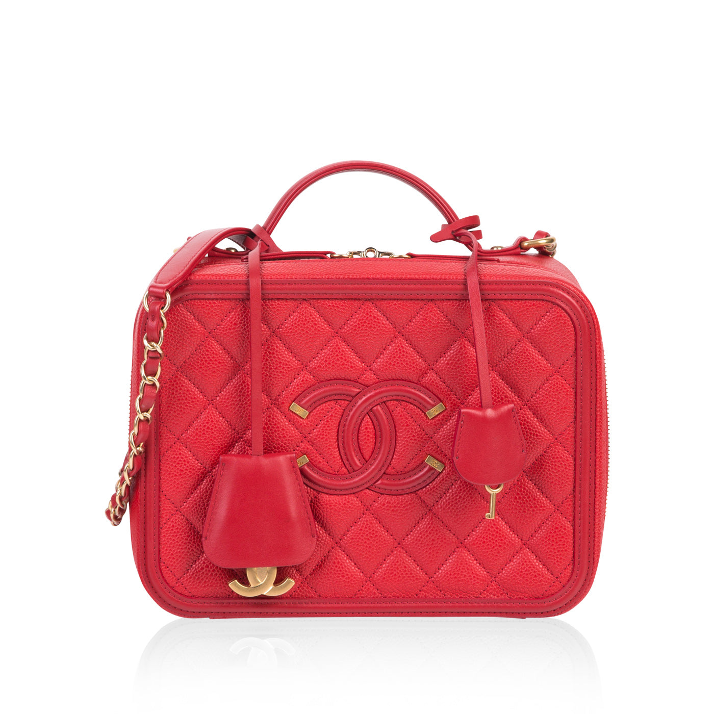Chanel Filigree Vanity Case
