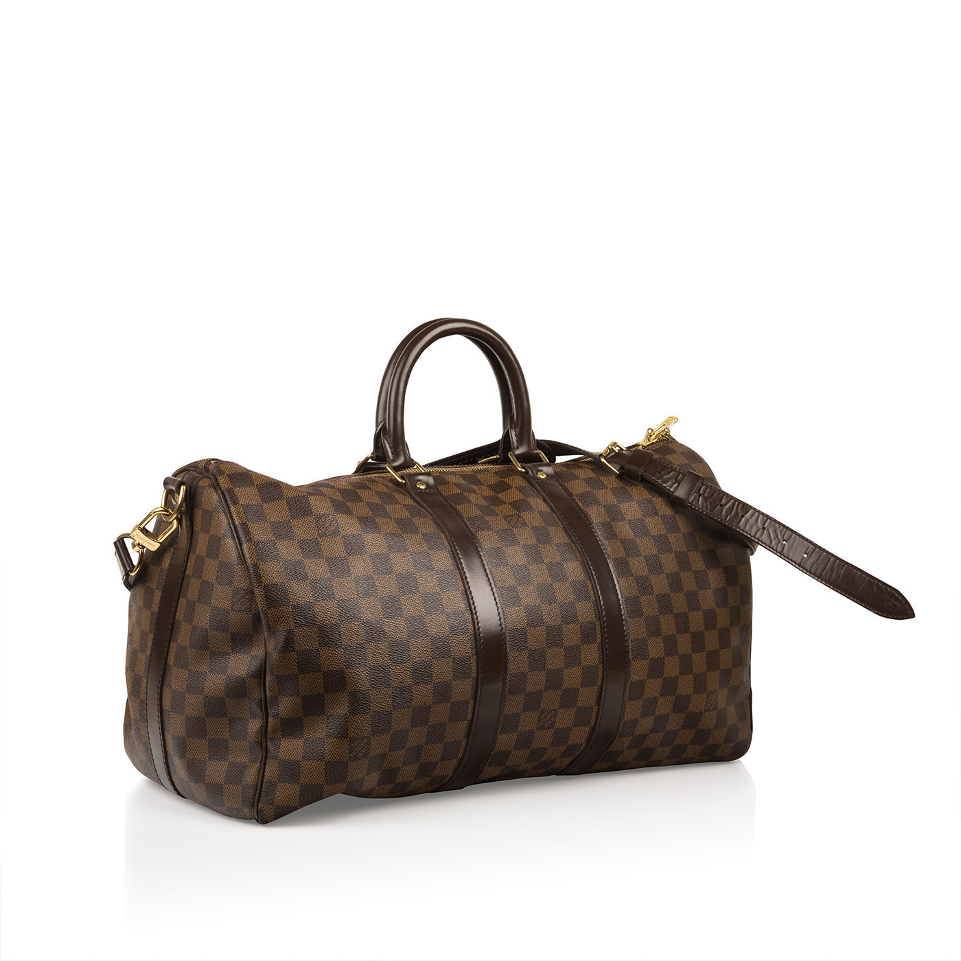 Louis Vuitton Keepall 45 BandouliÃ¨re Damier Ebene
