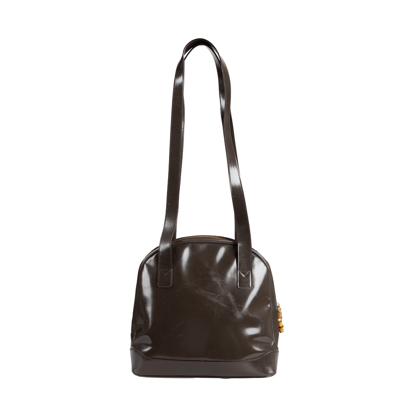 GLM--  Patent Leather Shoulder Bag - '00s