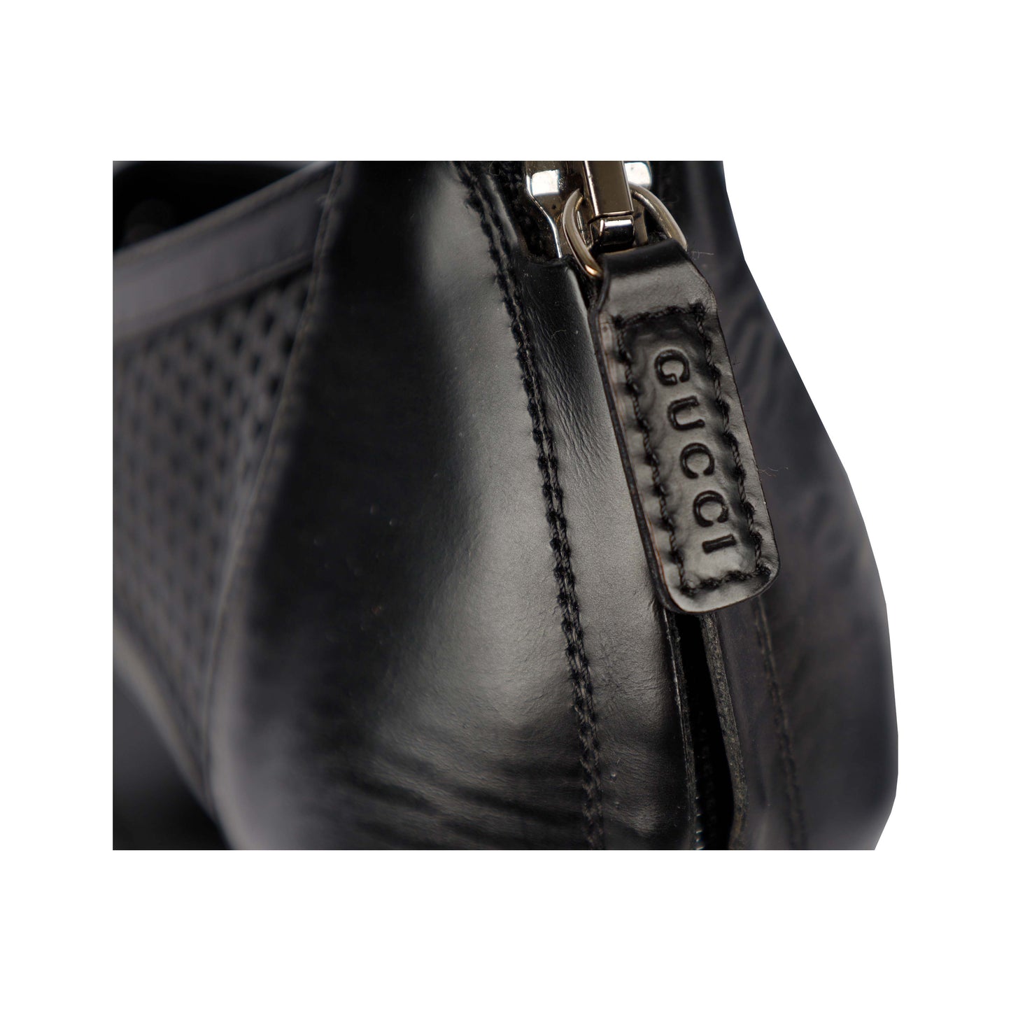 GLM-- Kim Perforated Peeptoe Platforms - '10s