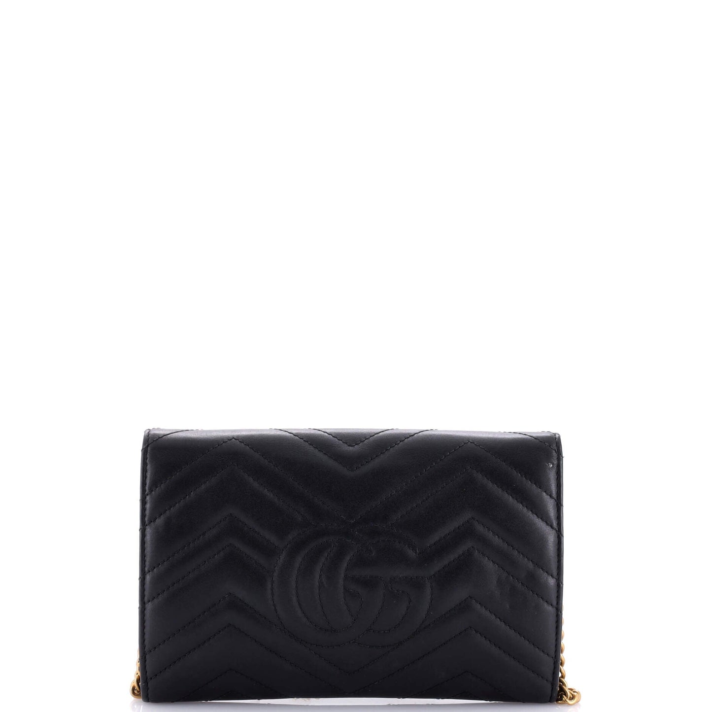 GG Marmont Chain Wallet Matelasse Leather Mini