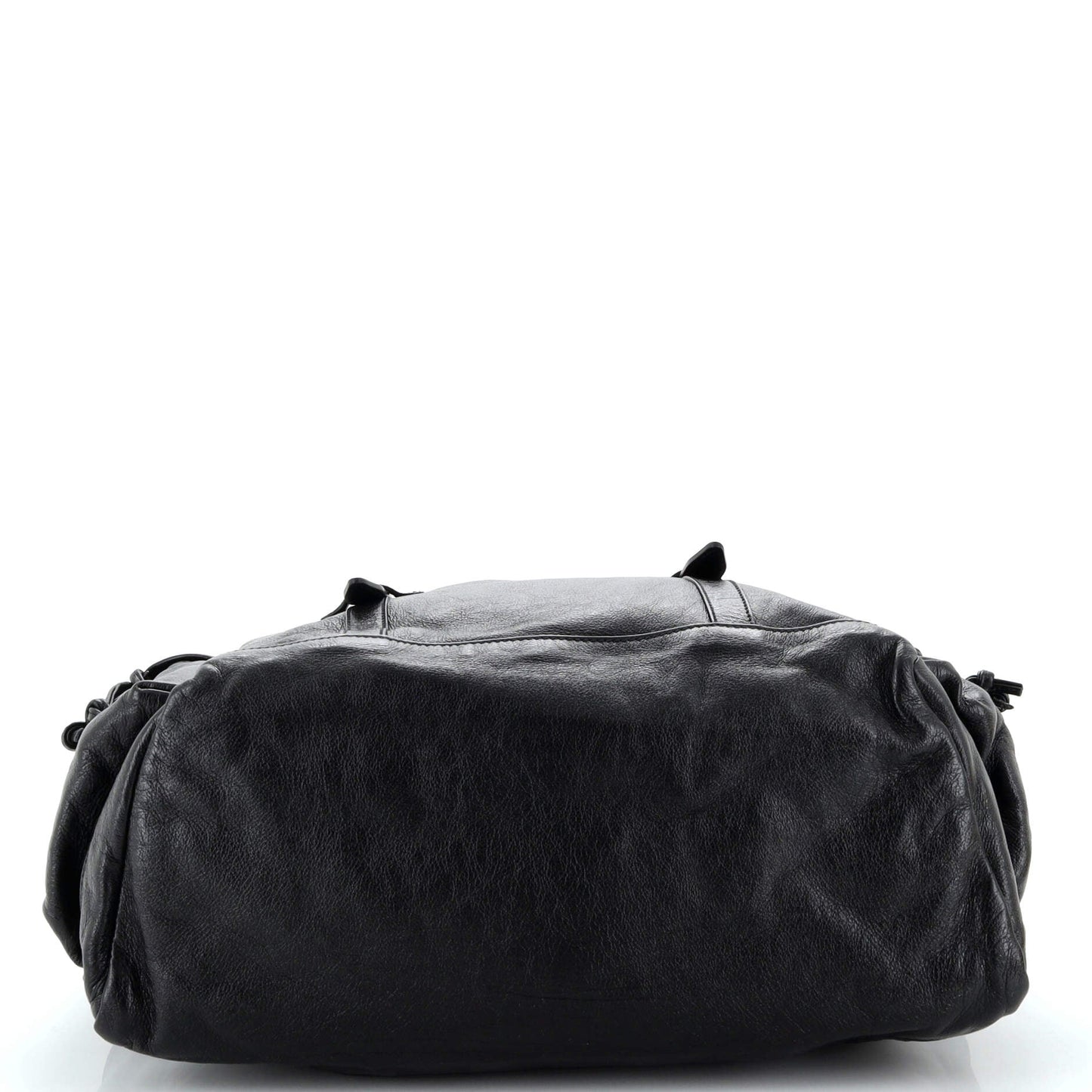 Double G Drawstring Tote Leather