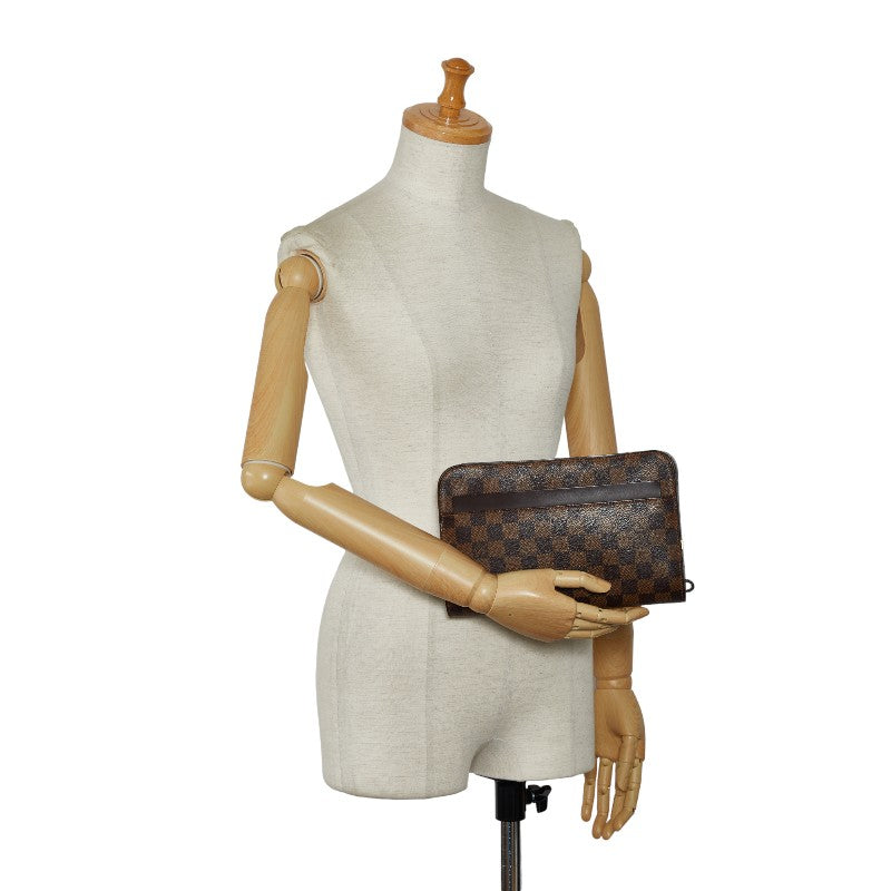 Louis Vuitton Louis Vuitton Damière N51993 Secondary Bag PVC/Leather Brown