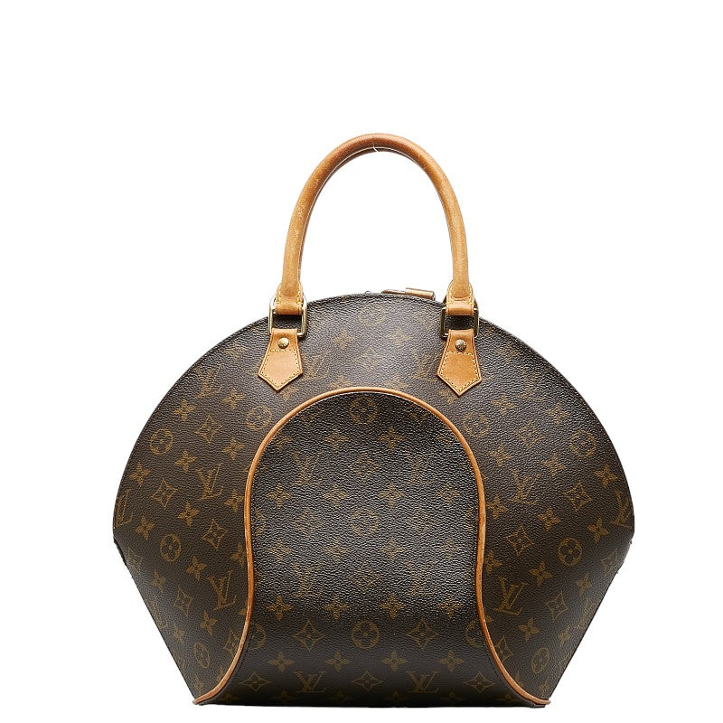 Louis Vuitton Monogram Ellipse MM Handbag M51126 Brown PVC Leather  Louis Vuitton