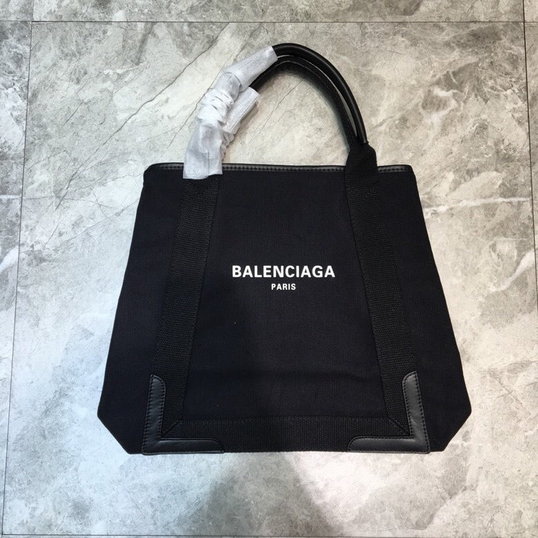 Balen Navy MeGLAMIum Cabas Tote Bag In Black, For Women,  Bags 14.1in/36cm
