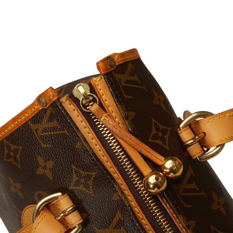 Louis Vuitton Monogram Popcorn Shoulder Bag M40007 Brown PVC Leather  Louis Vuitton