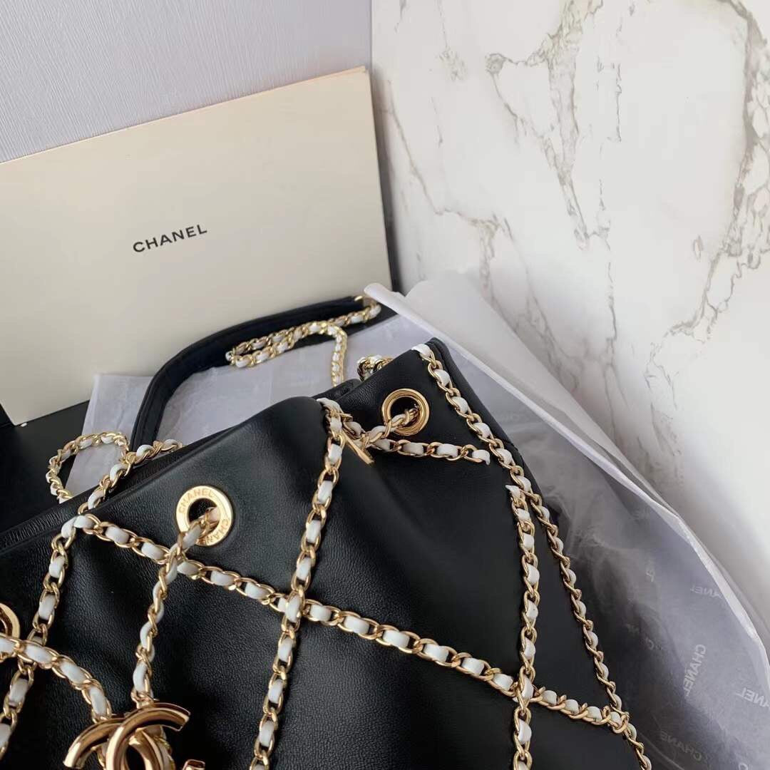 CHL 21 Handbag Black For Women Bags 8.6in/22cm