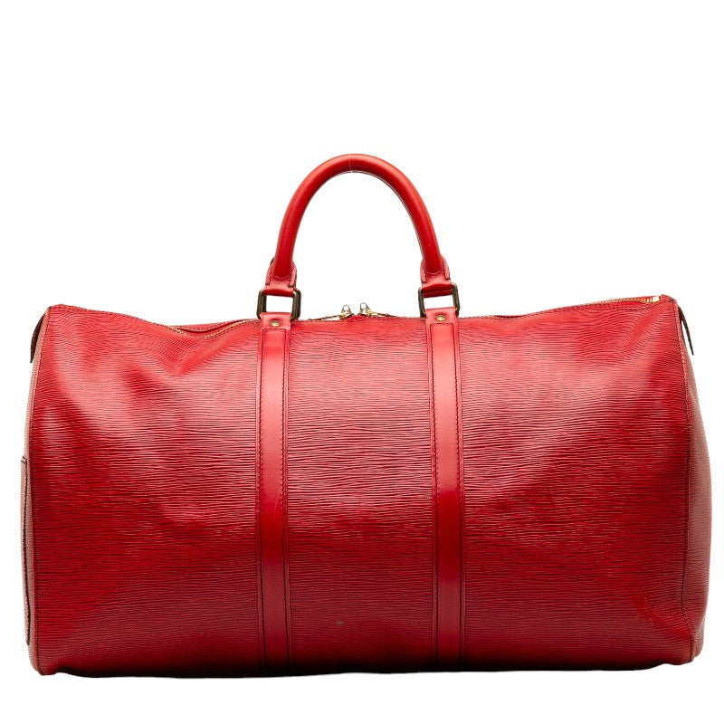 Louis Vuitton Epi Keepall 50 Boston Bag M42967 Castilian Red