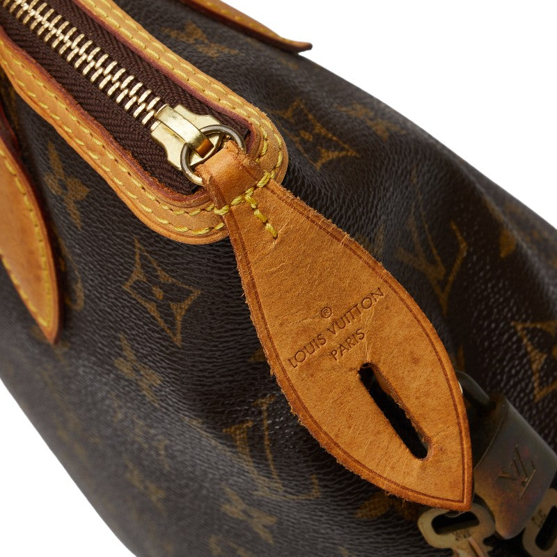 Louis Vuitton Monogram Lockies Handbag M40102 Brown PVC Leather  Louis Vuitton