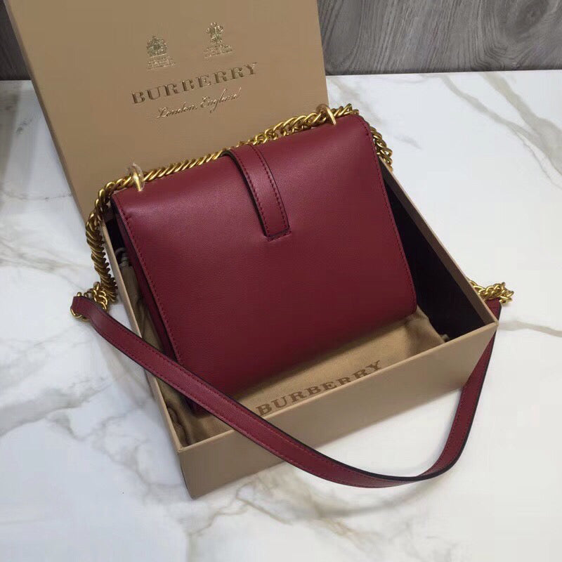 GLAMI Grommet Detail Crossbody Bag Dark Red For Women, Bags 7.1in/20cm