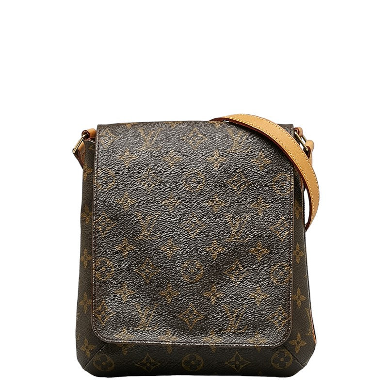 Louis Vuitton Monogram Musée Salsa Long  Shoulder Bag M51387 Brown PVC Leather  Louis Vuitton