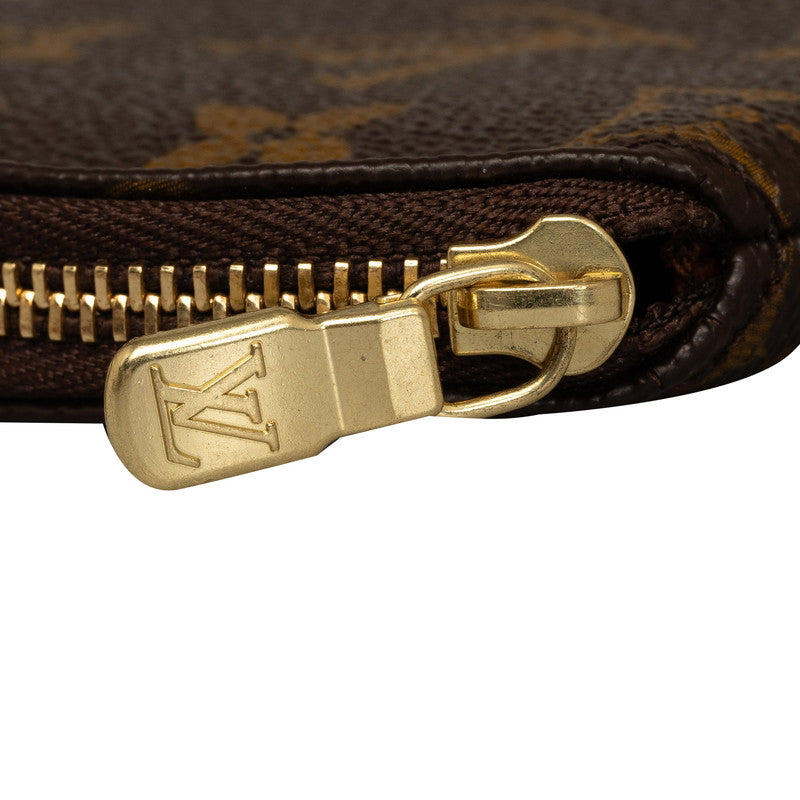 Louis Vuitton Monogram M61926 Coin Case PVC/Leather Brown