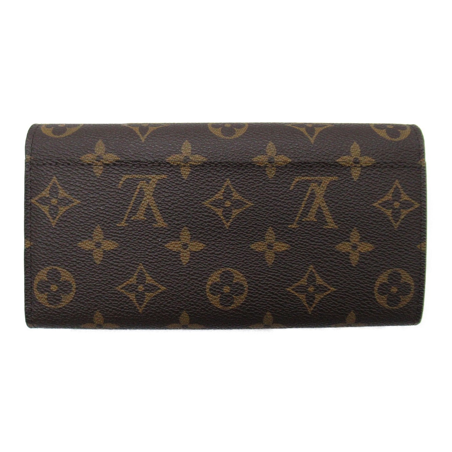 Louis Vuitton Louis Vuitton Portefolio Sarah Double Fold Wallet Wallet PVC Coated Canvas Monogram   Brown M62235