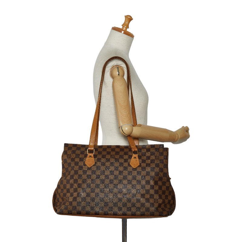 Louis Vuitton Louis Vuitton Damière N99037 Toast Bag PVC/Leather Brown