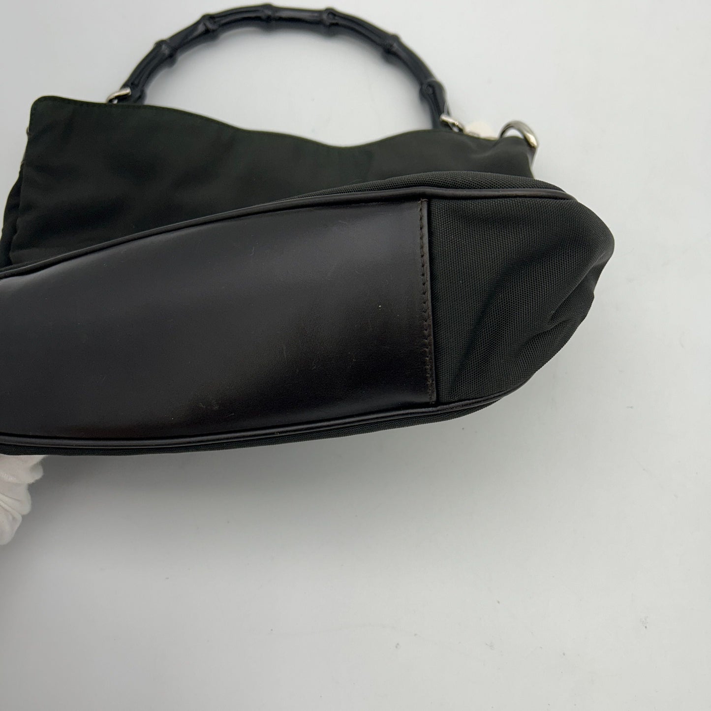 Gucci Nylon Handbag Black gu8810sw
