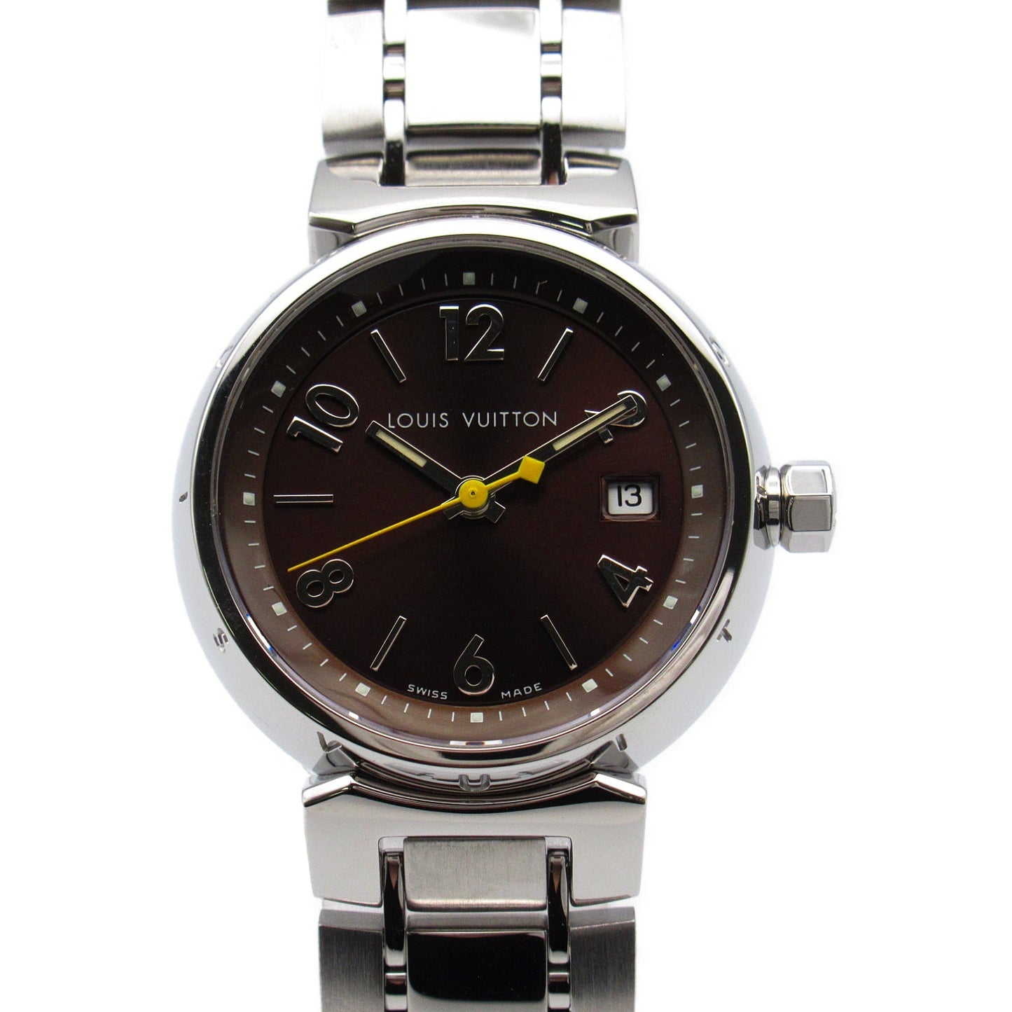 Louis Vuitton Tubular  Stainless Steel  Brown Q1211