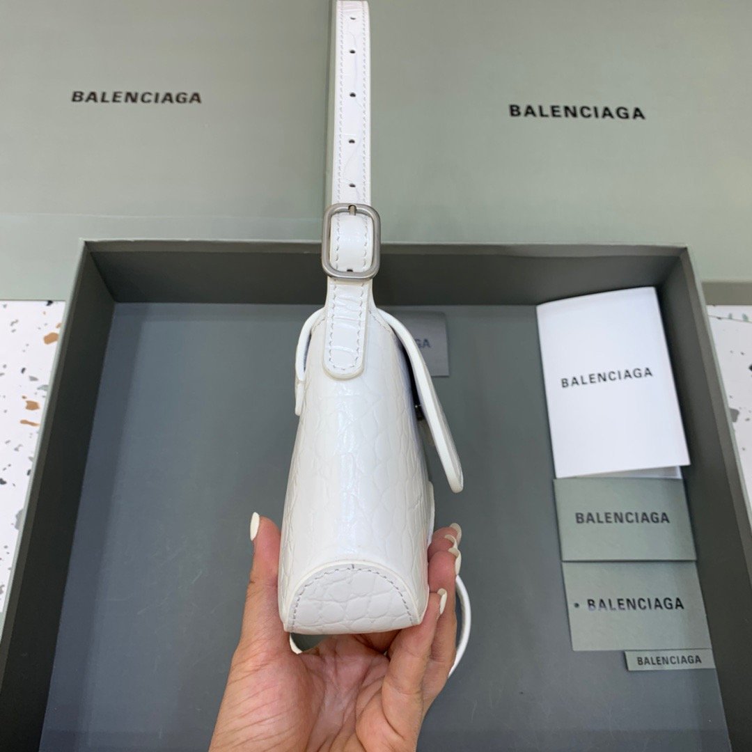 Balen XX Small GlamIap Bag Box White, For Women,  Bags 10.6in/27cm 6956452109A9001