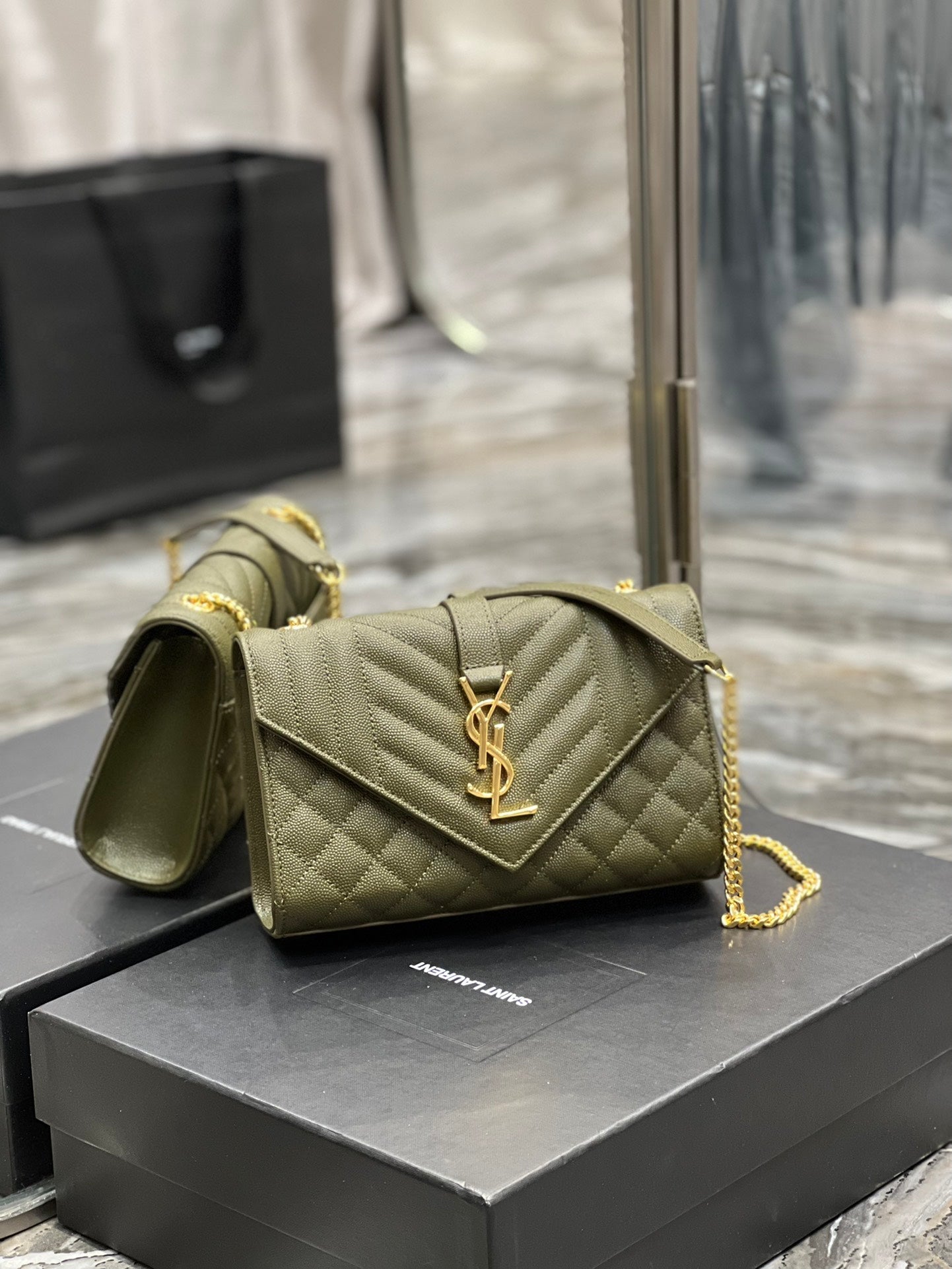 GLAMI Small Bag In Mix Matelasse For Women 8.2in/21cm YSL