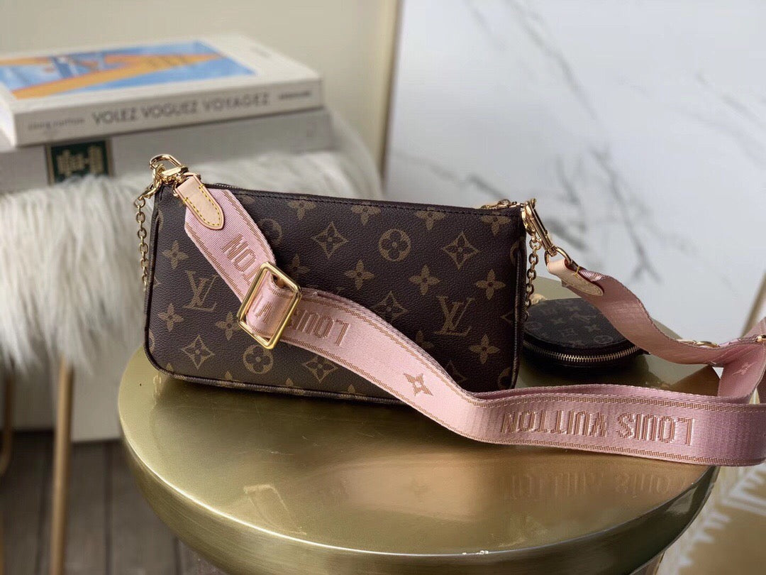 LV Multi Pochette AcGLAMIssoires Monogram Canvas For Women,  Shoulder And Crossbody Bags 24cm LV M44840