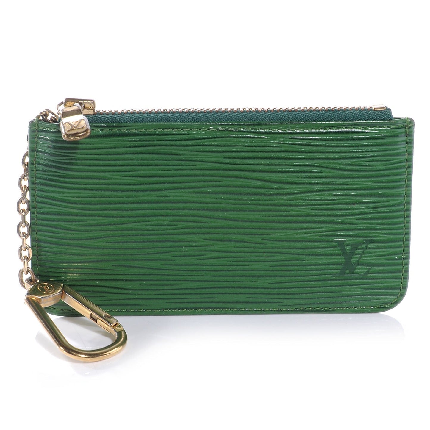 GLM-Borneo Green EPI Leather Key Pouch
