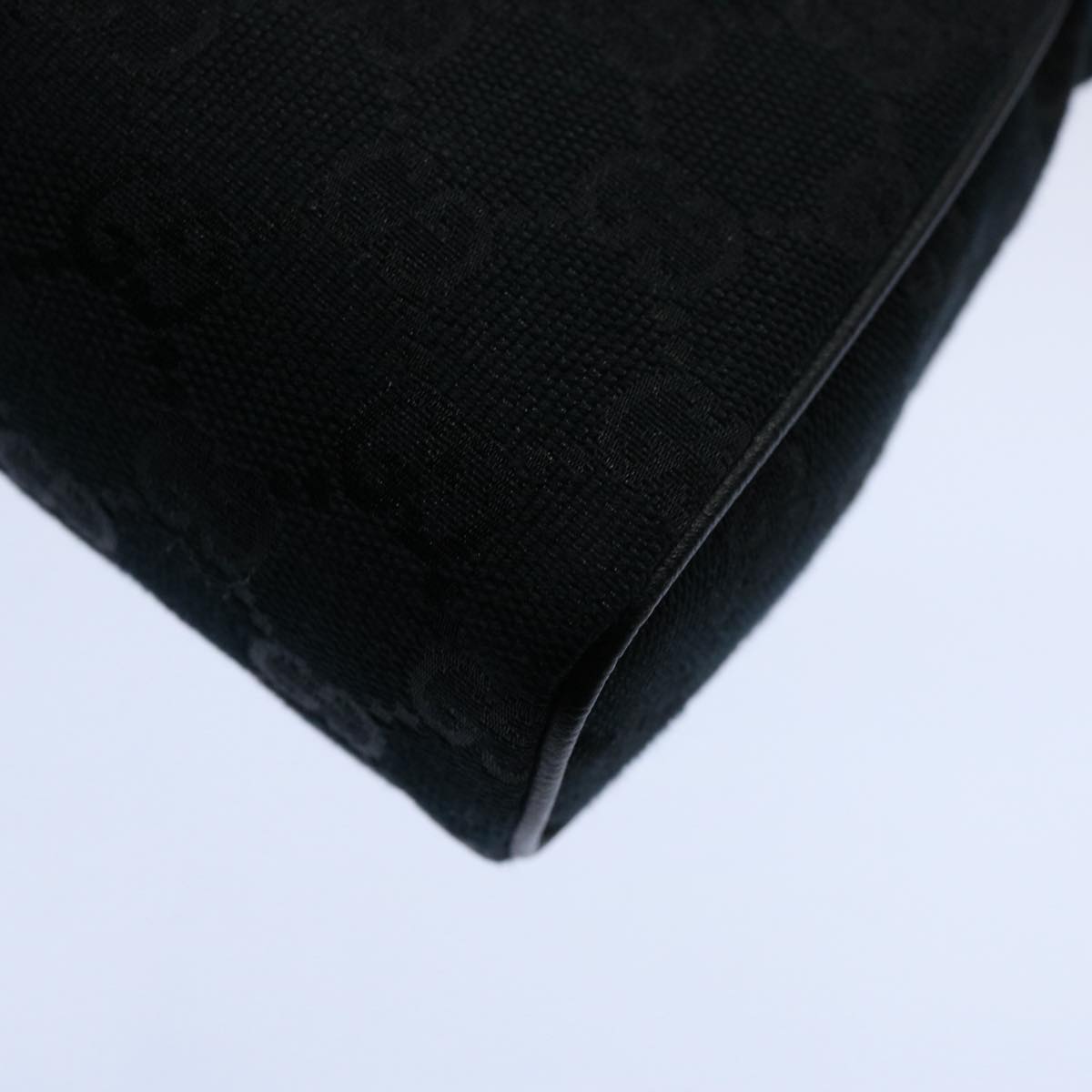 GUCCI GG Canvas Pouch Black 145750 60060A