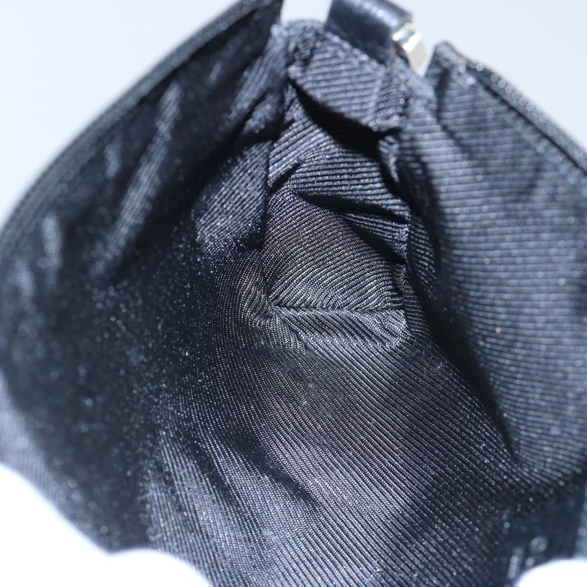 GUCCI GG Canvas Pouch Black 145750 60060A