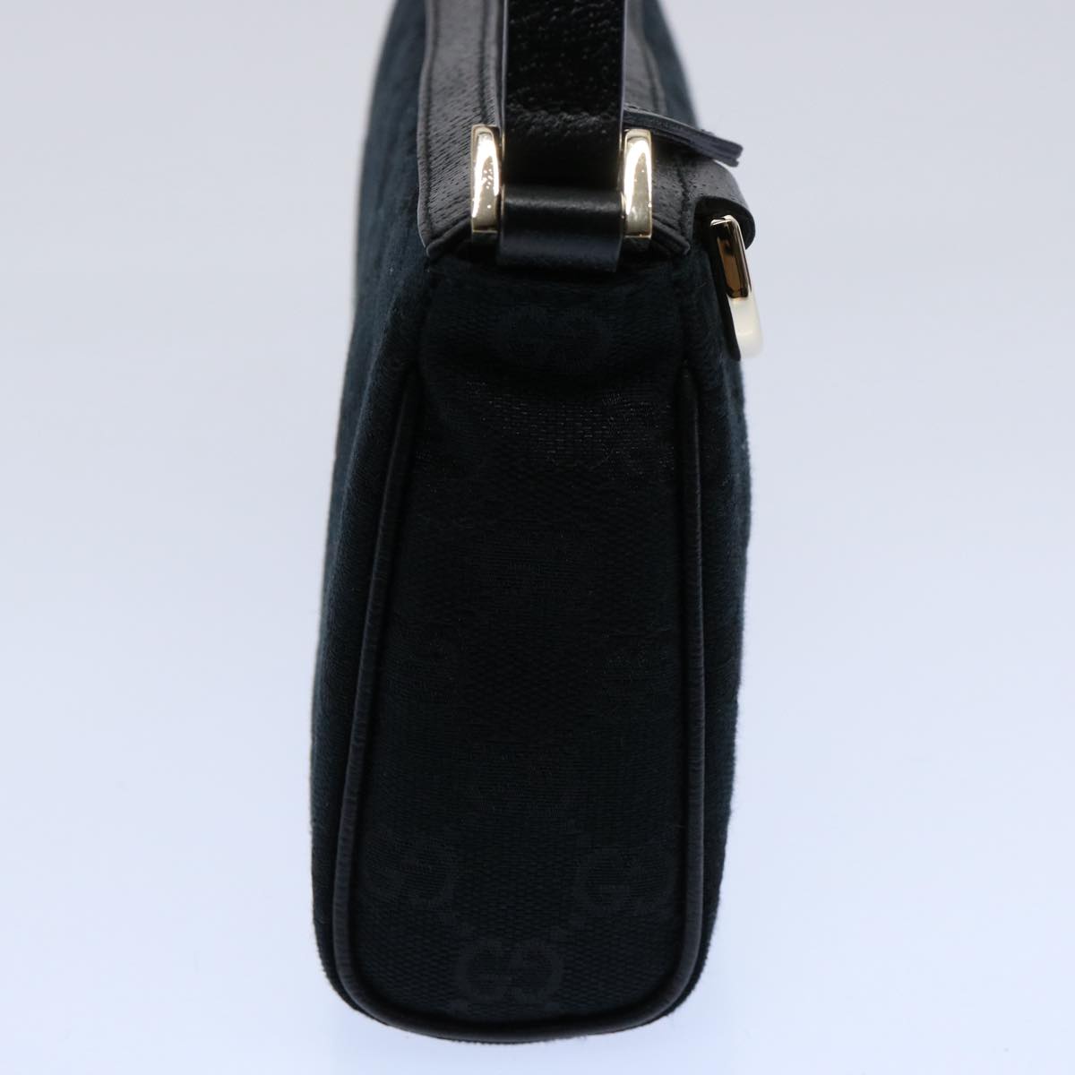 GUCCI GG Canvas Pouch Black 145750 60060A