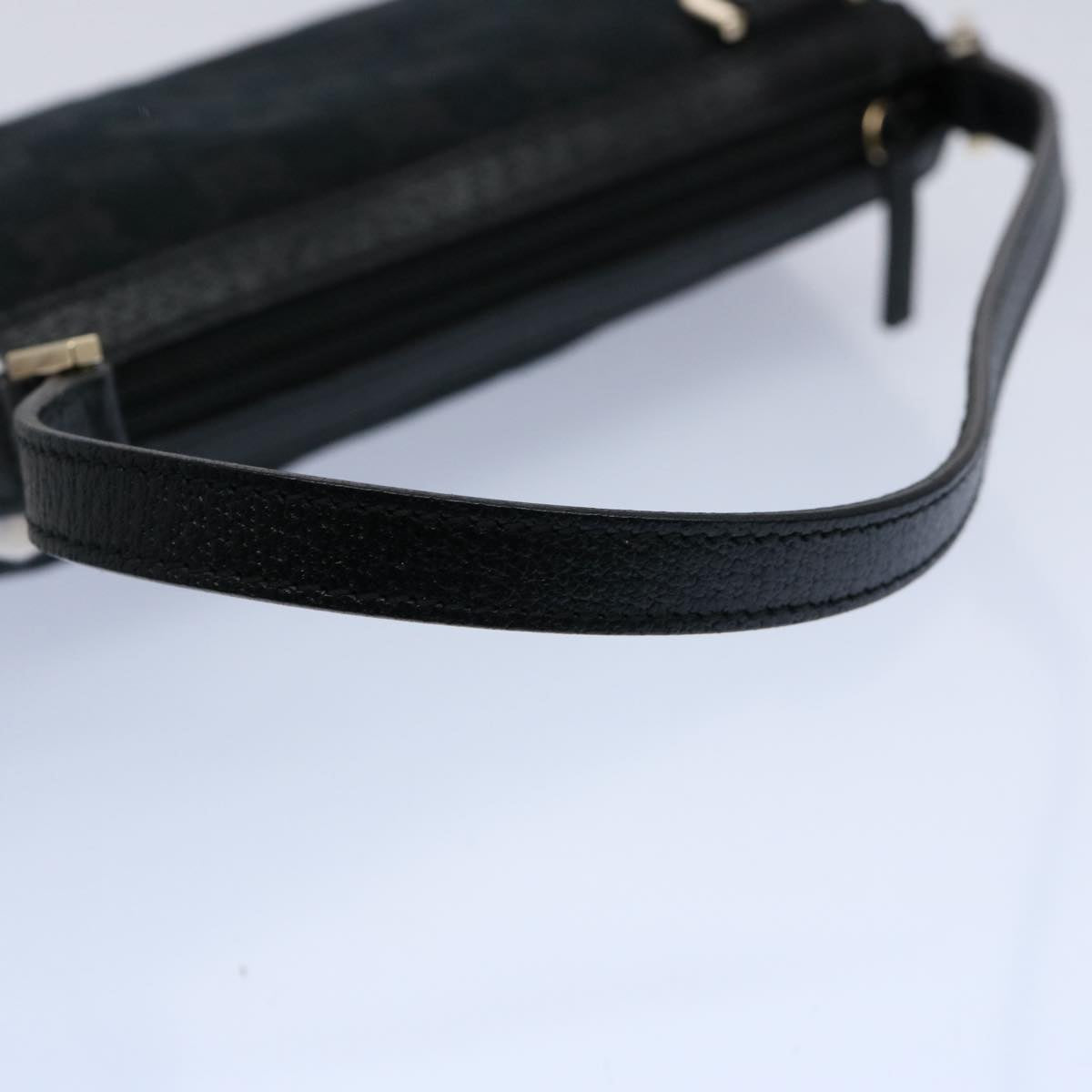 GUCCI GG Canvas Pouch Black 145750 60060A