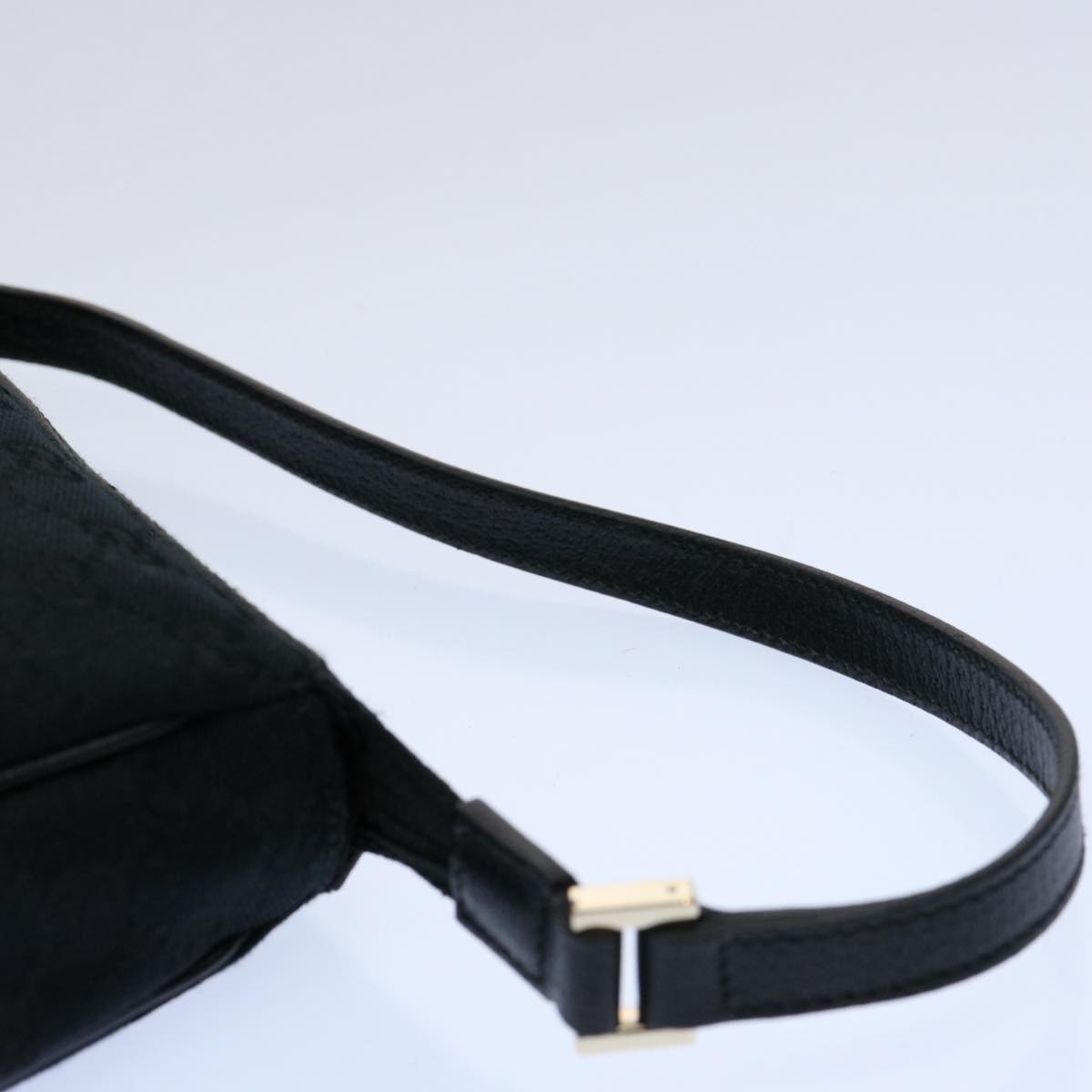GUCCI GG Canvas Pouch Black 145750 60060A
