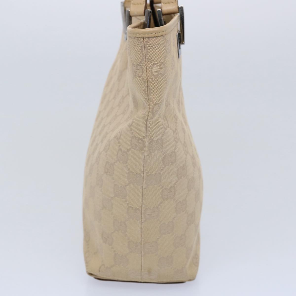 GUCCI GG Canvas Shoulder Bag Beige 31244 60061