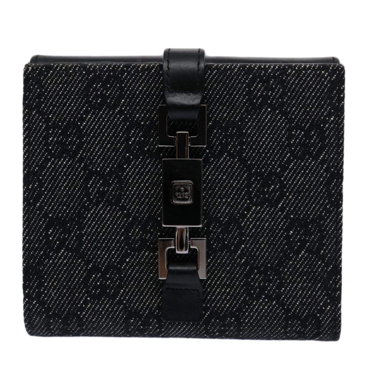 GUCCI GG Canvas Jackie Wallet Navy 05474 60080A