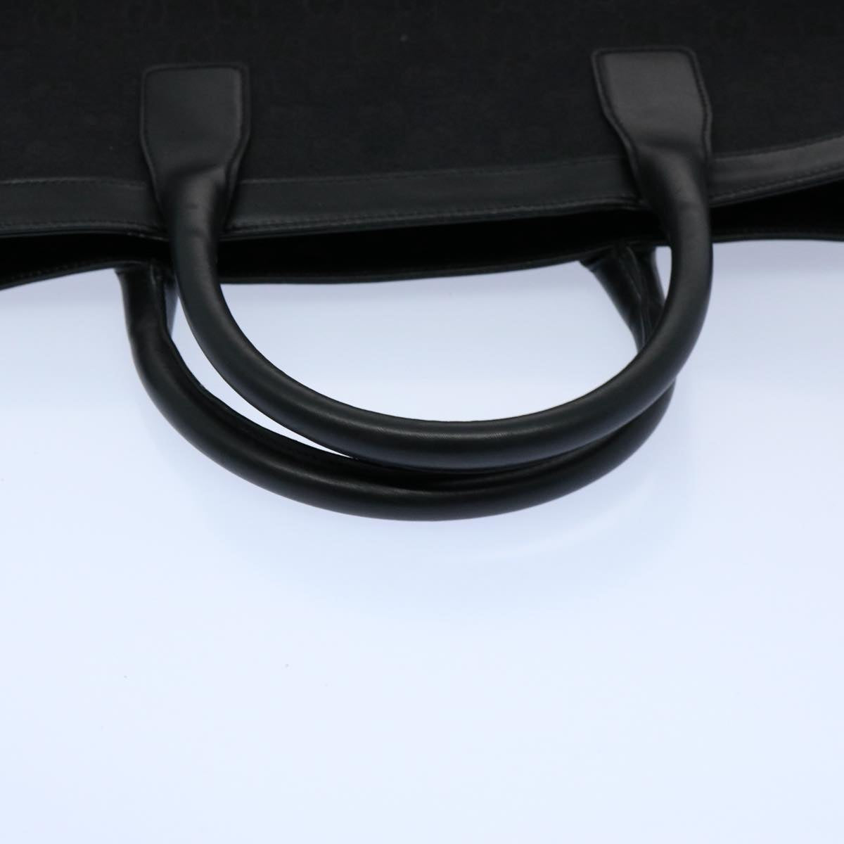 GUCCI GG Canvas Hand Bag Black 001 1098 60092