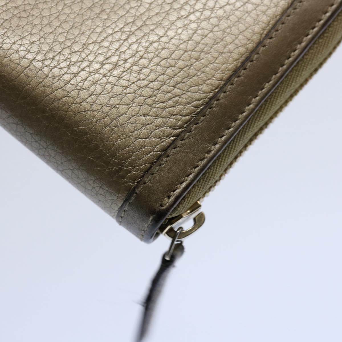 GUCCI Long Wallet Leather Gray 269991 60099