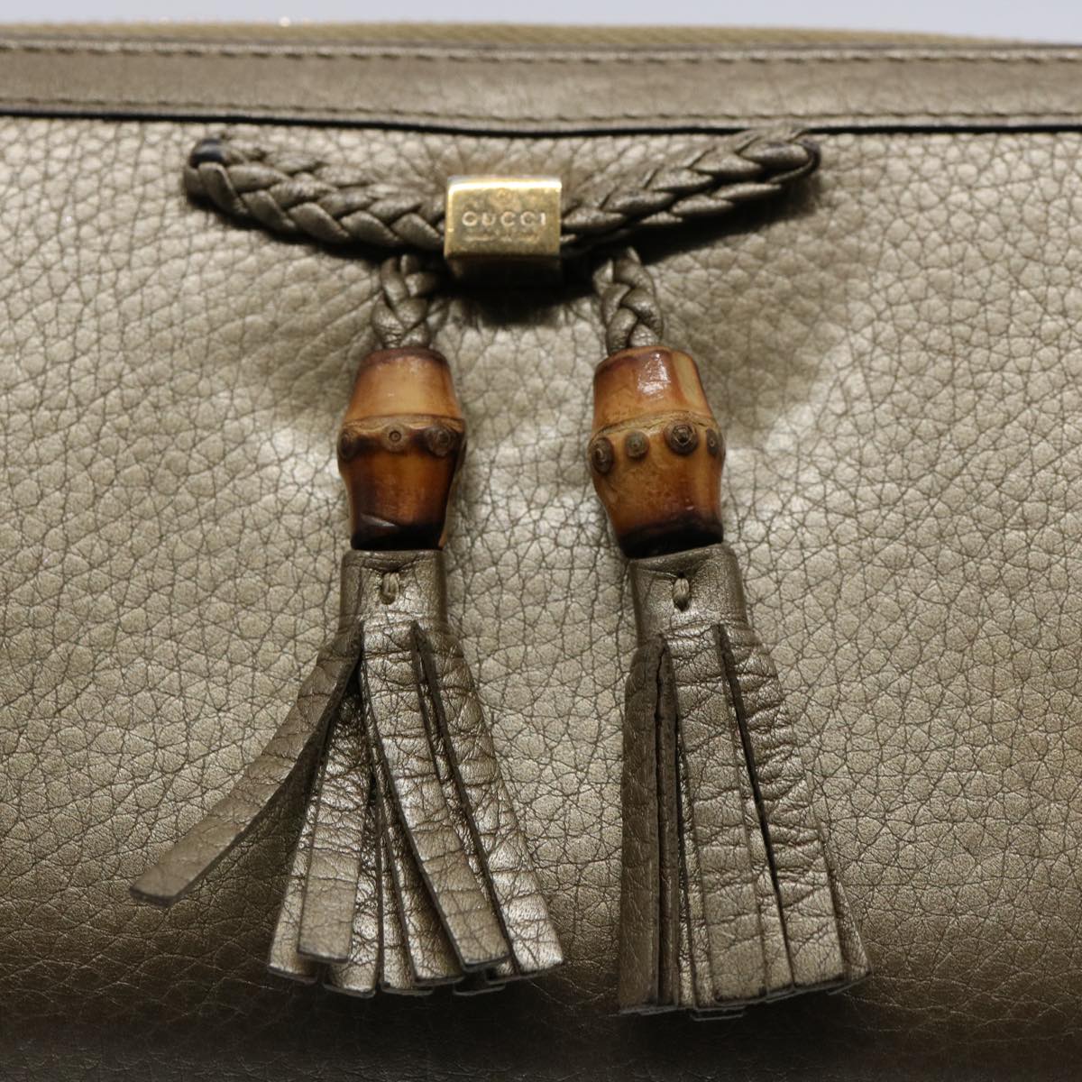 GUCCI Long Wallet Leather Gray 269991 60099