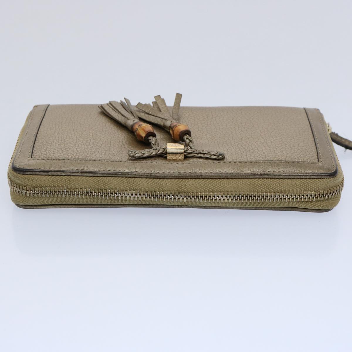 GUCCI Long Wallet Leather Gray 269991 60099