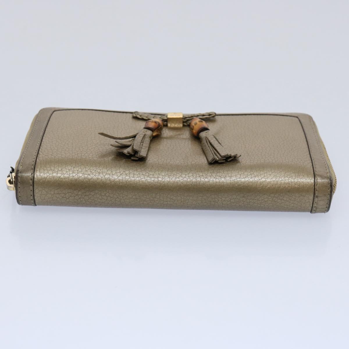 GUCCI Long Wallet Leather Gray 269991 60099