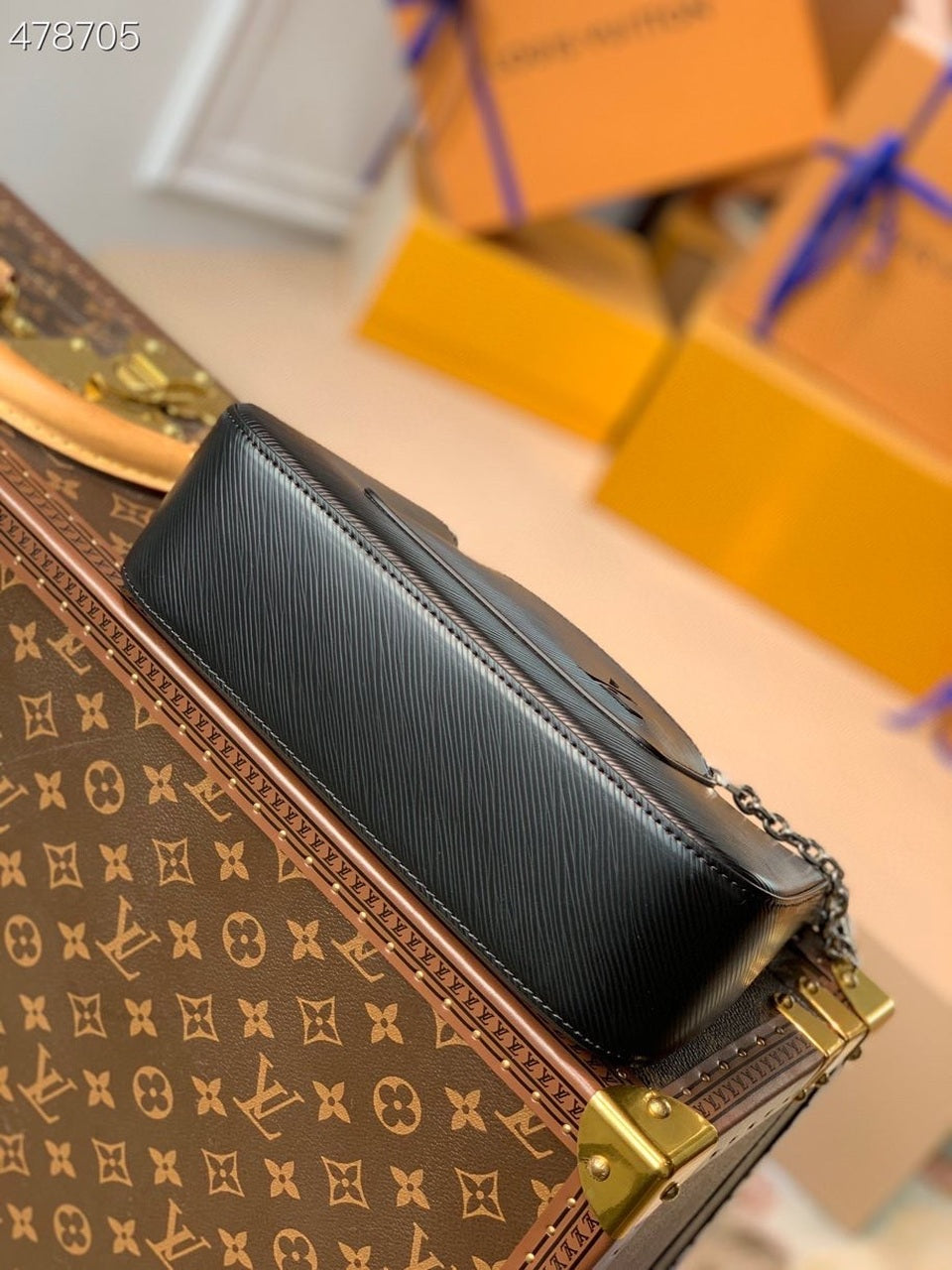 LV Marelle Tote MM Epi Black For Women, WomenÃ¢â‚¬â„¢s Handbags, Shoulder And Crossbody Bags 11.8in/30cm LV M59954
