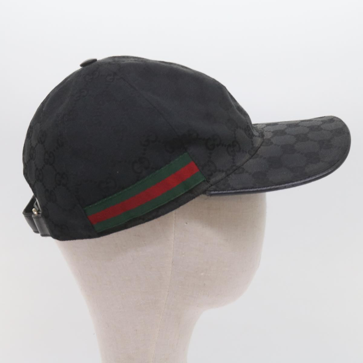 GUCCI GG Canvas Web Sherry Line Cap L Size Red Black Green 200035 60126