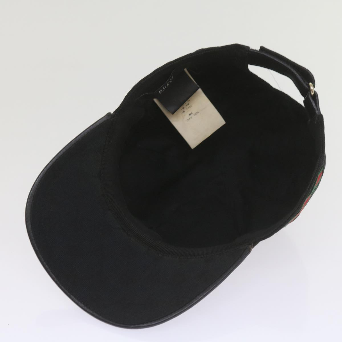 GUCCI GG Canvas Web Sherry Line Cap L Size Red Black Green 200035 60126