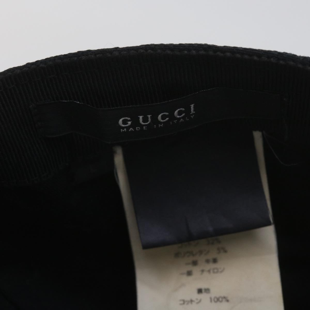 GUCCI GG Canvas Web Sherry Line Cap L Size Red Black Green 200035 60126