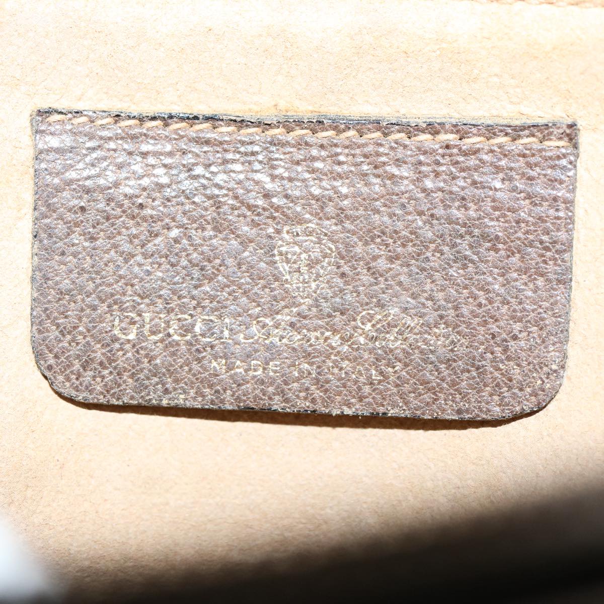 GUCCI GG Supreme Web Sherry Line Clutch Bag Beige Red Green 39 02 026 60306
