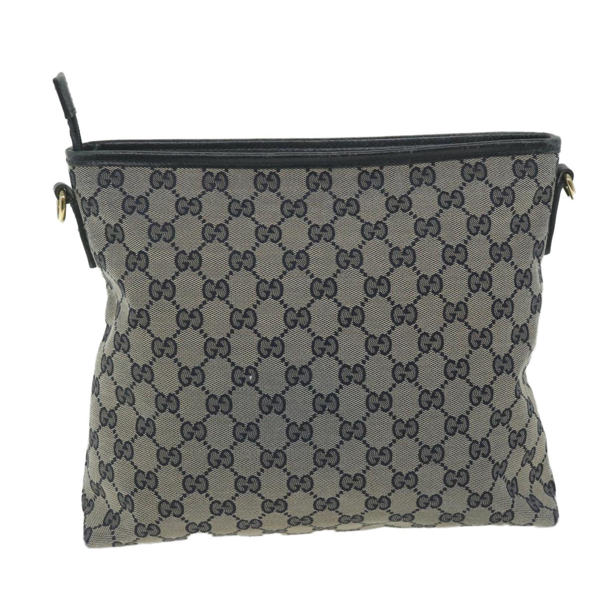 GUCCI GG Canvas Sherry Line Shoulder Bag Red Navy 388926 60317