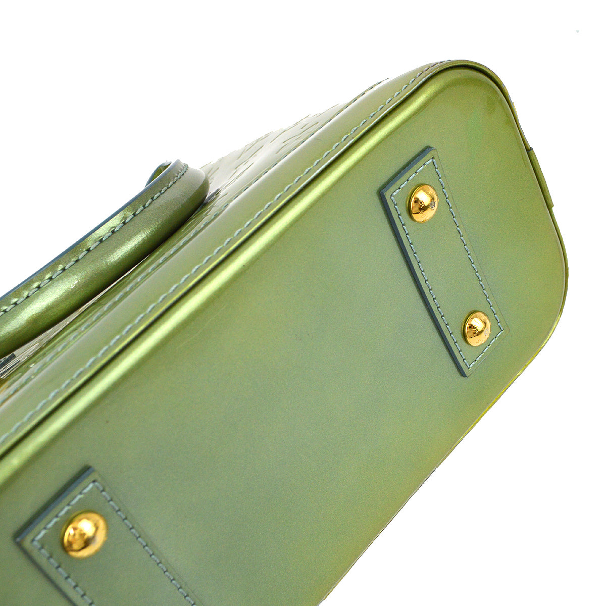 Louis Vuitton Green Vernis Alma BB M91584