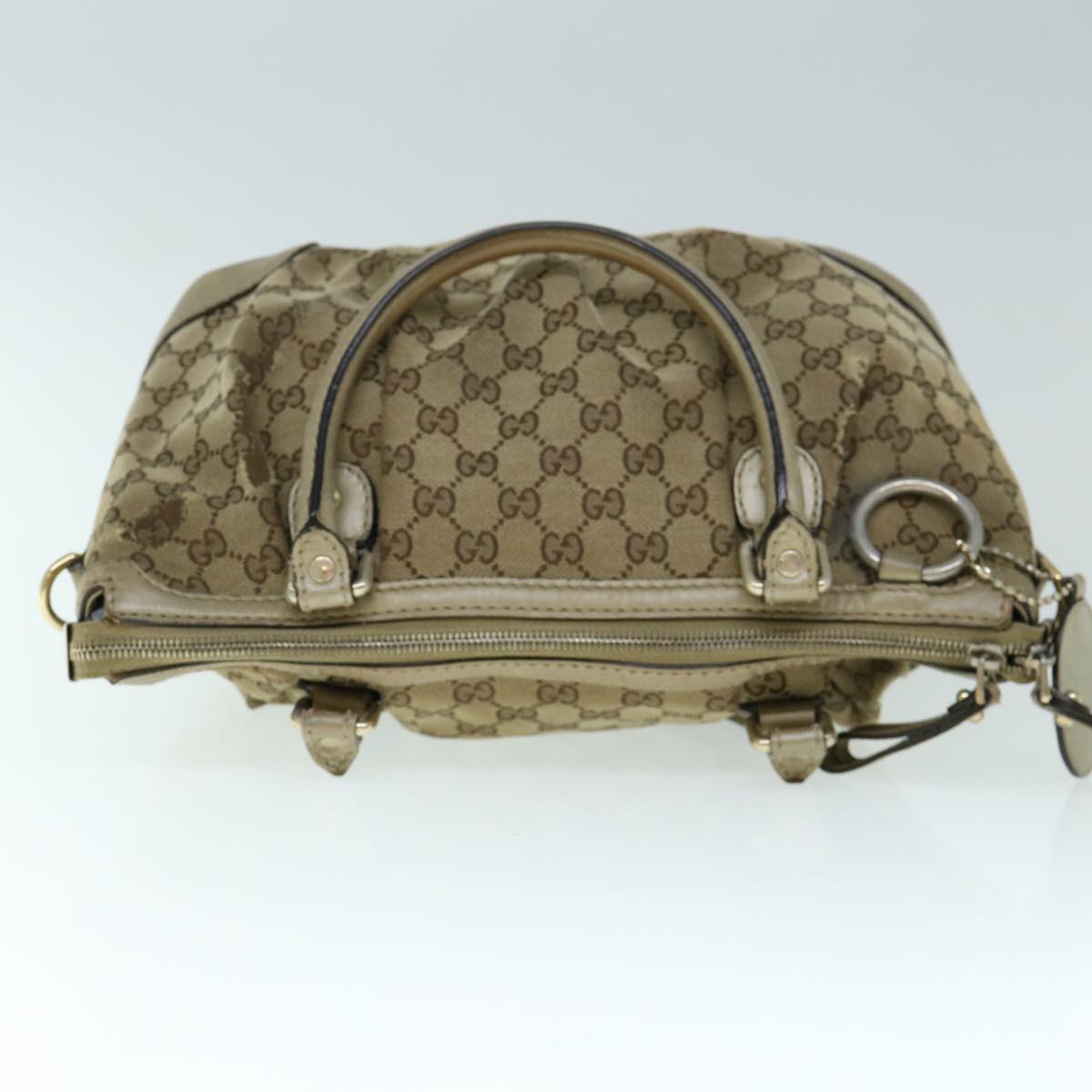 GUCCI GG Canvas Tote Bag Beige 247902 60786