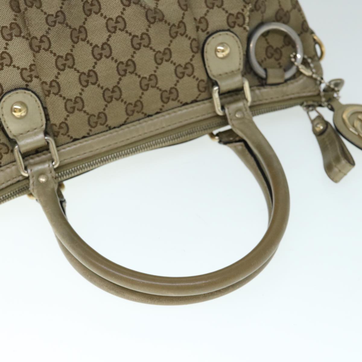 GUCCI GG Canvas Tote Bag Beige 247902 60786