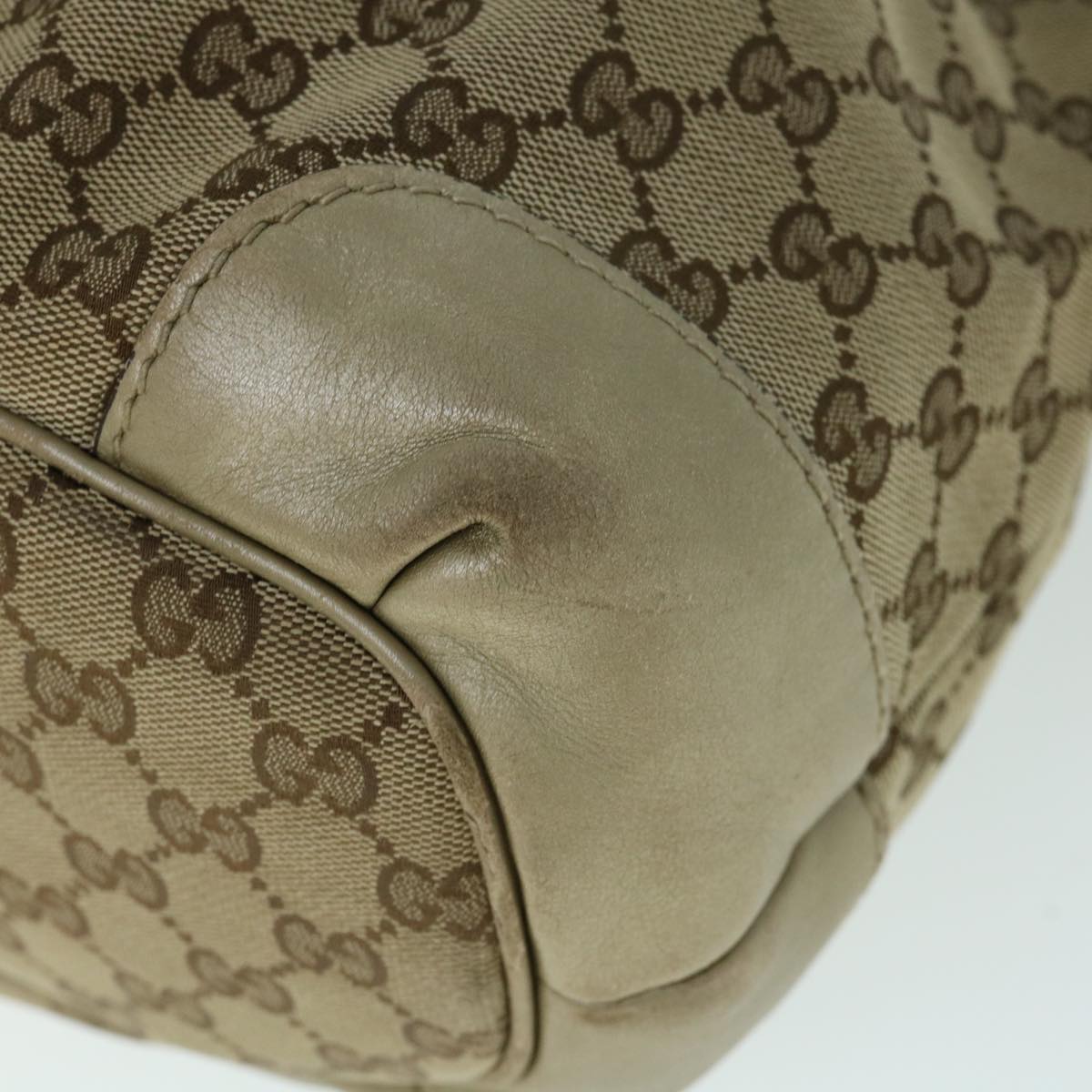 GUCCI GG Canvas Tote Bag Beige 247902 60786
