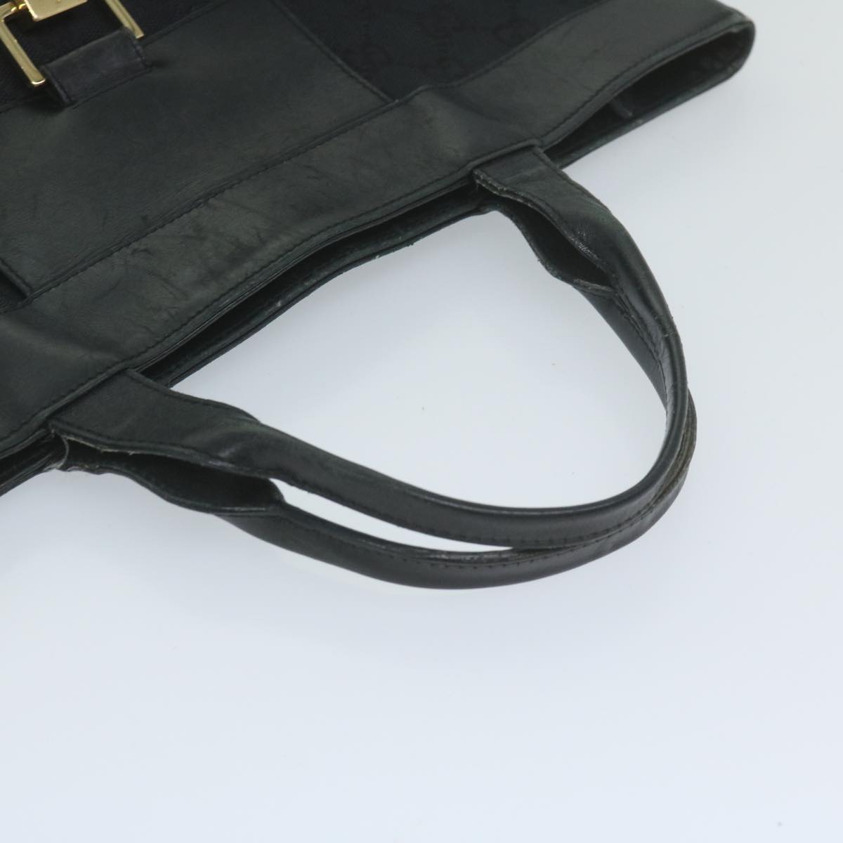 GUCCI GG Canvas Hand Bag Black 001 4083 60788