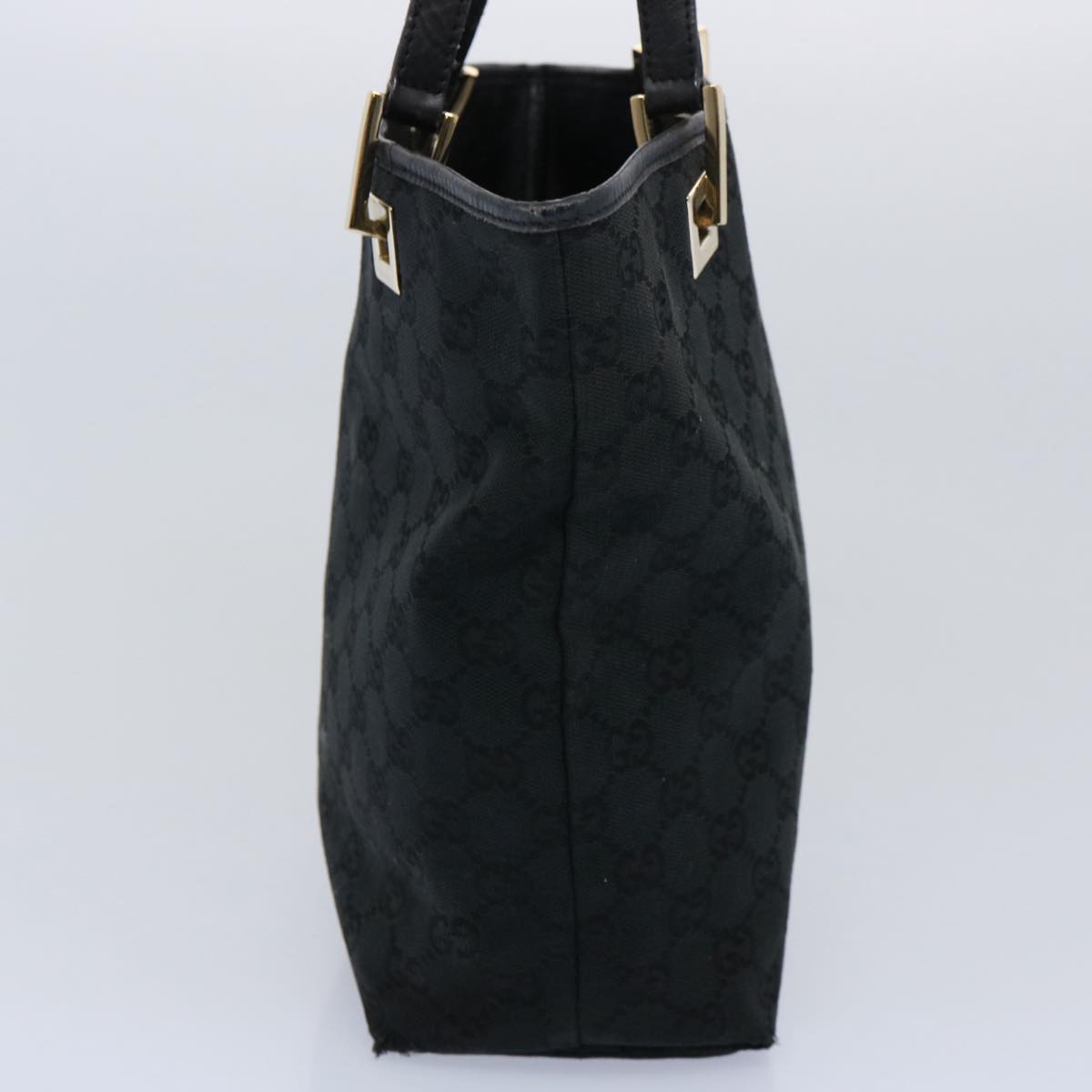 GUCCI GG Canvas Tote Bag Black 002 1099 60792