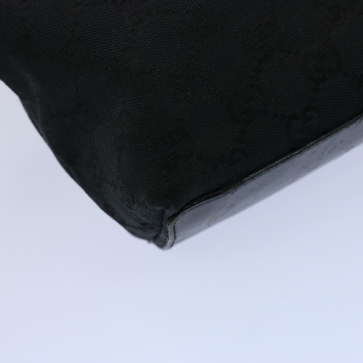 GUCCI GG Canvas Tote Bag Black 31244 60793