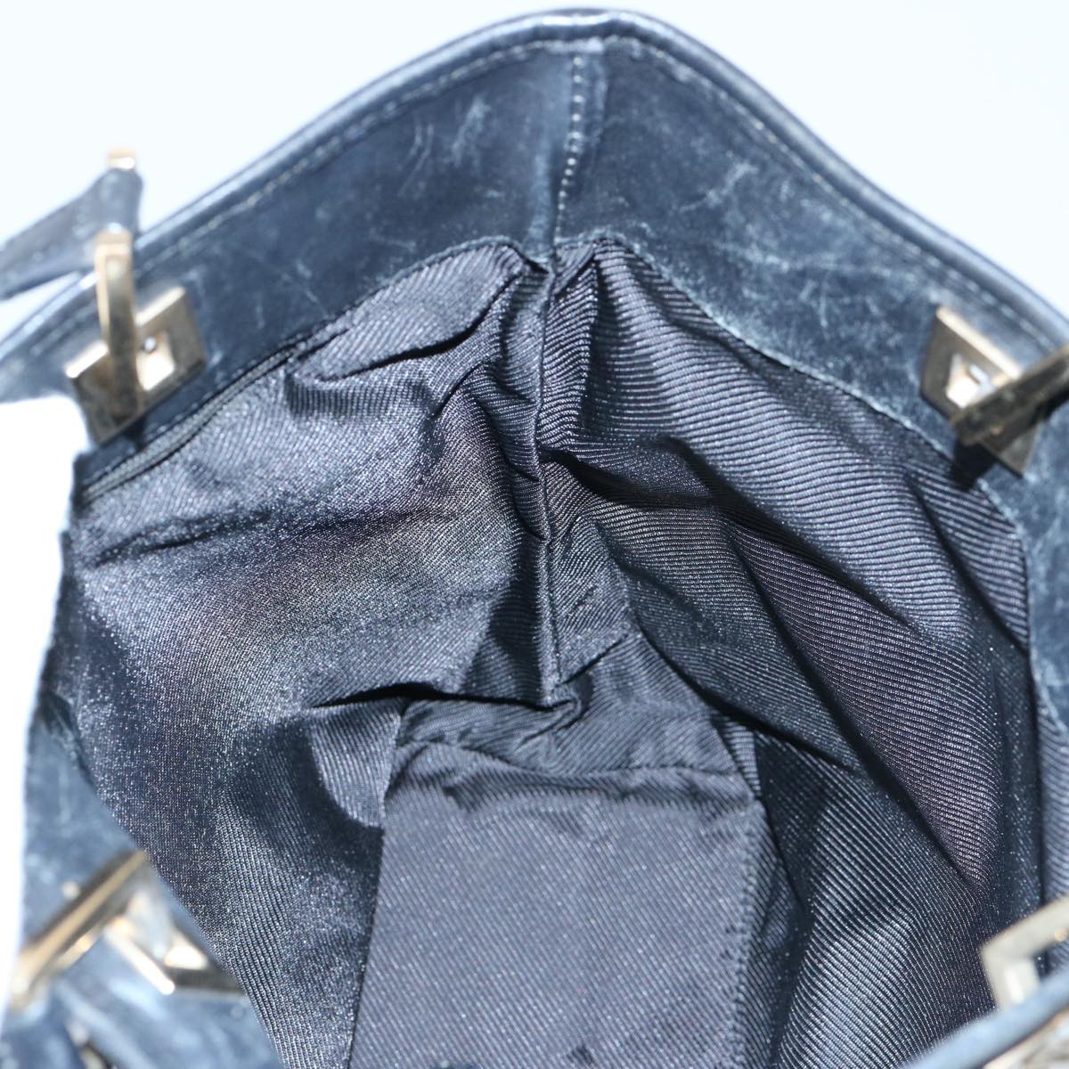 GUCCI GG Canvas Tote Bag Black 31244 60793